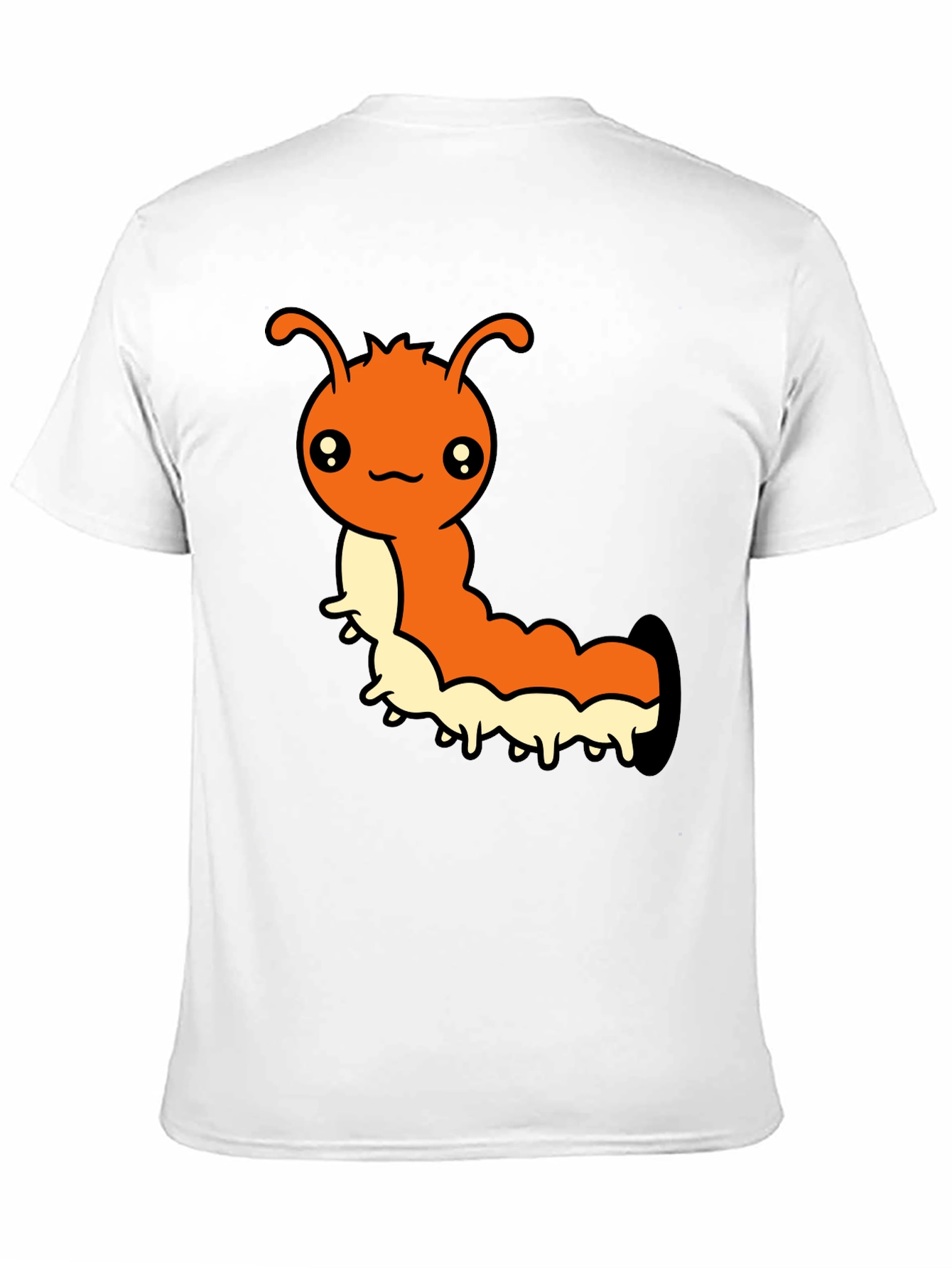 Cute Cartoon Caterpillar Graphic T-Shirt