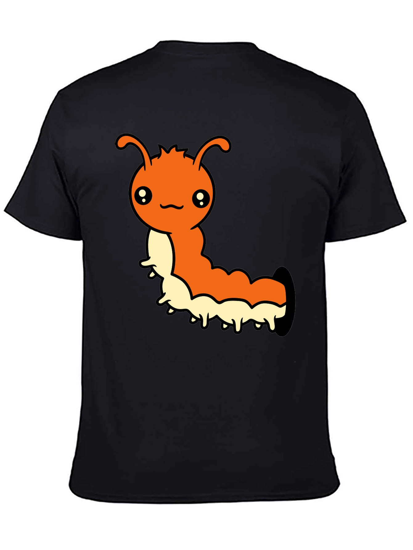 Cute Cartoon Caterpillar Graphic T-Shirt