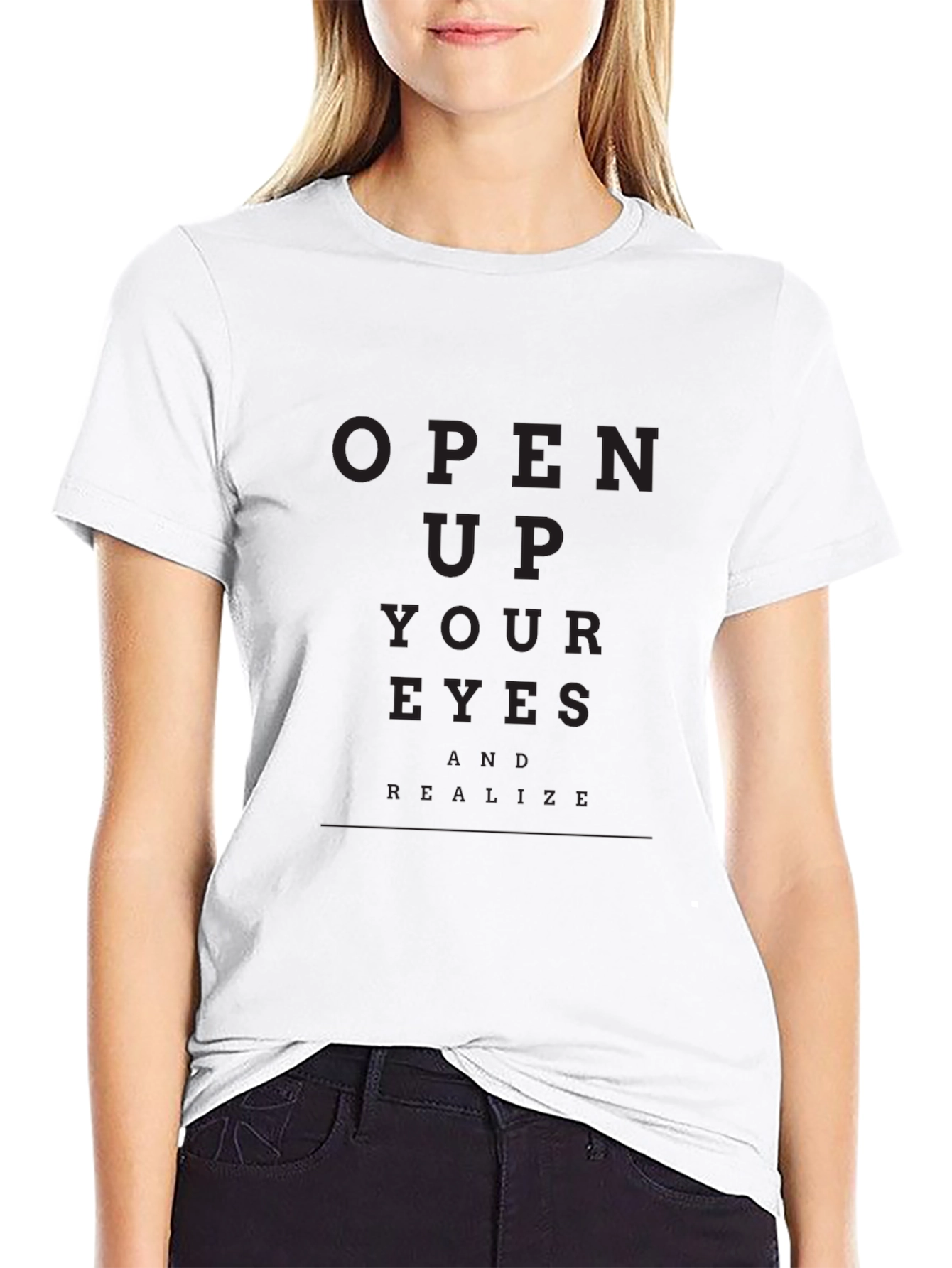 Open Up Your Eyes T-Shirt - Black