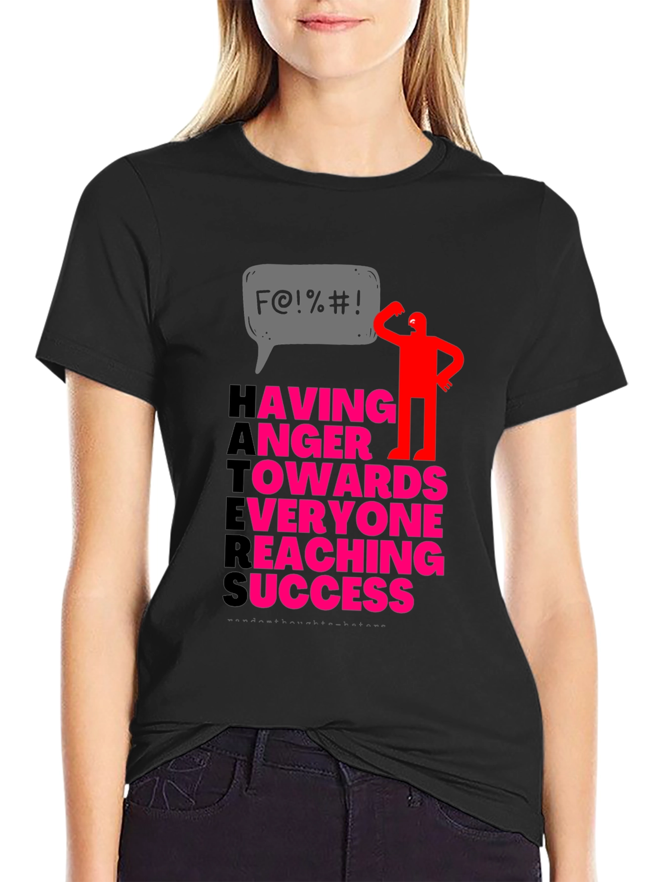 Haters Anger Success Graphic Tee
