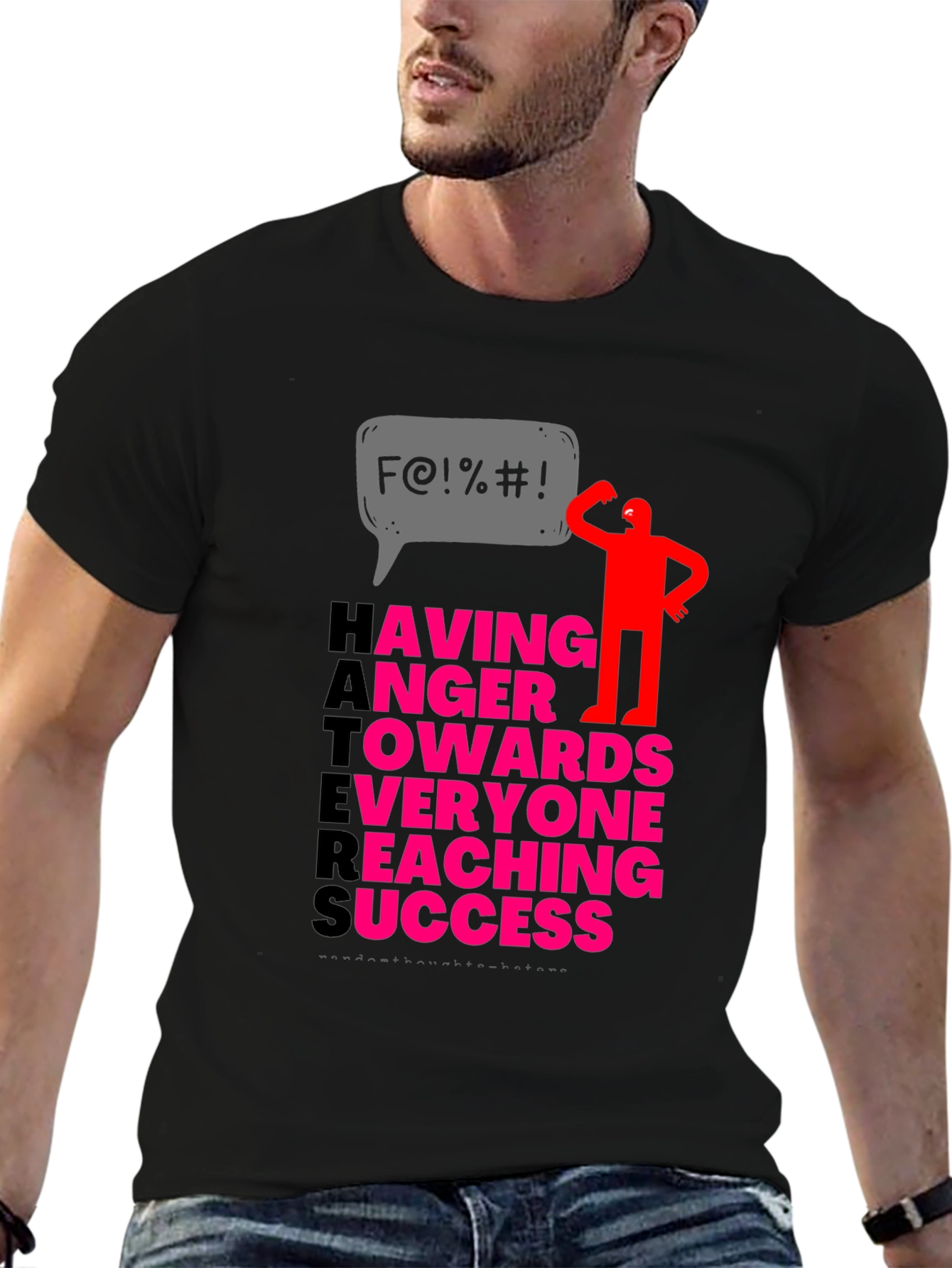 Haters Anger Success Graphic Tee