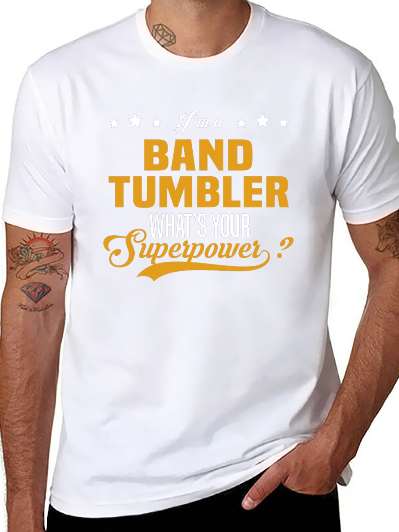 Band Tumbler Superpower T-Shirt