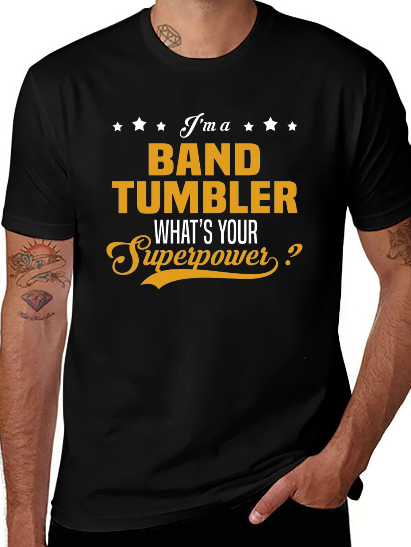Band Tumbler Superpower T-Shirt