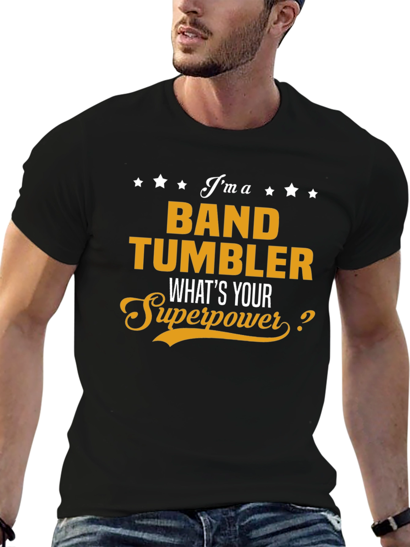 Band Tumbler Superpower T-Shirt