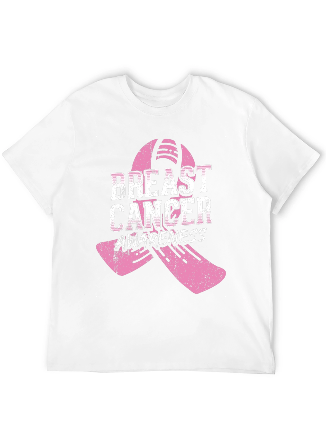 Breast Cancer Awareness Ribbon Graphic Tee