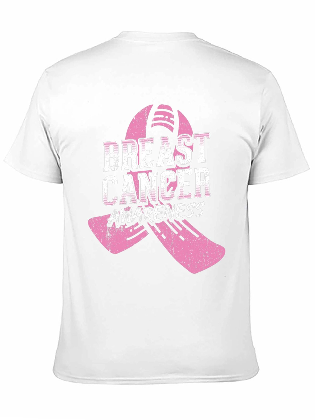 Breast Cancer Awareness Ribbon Graphic Tee