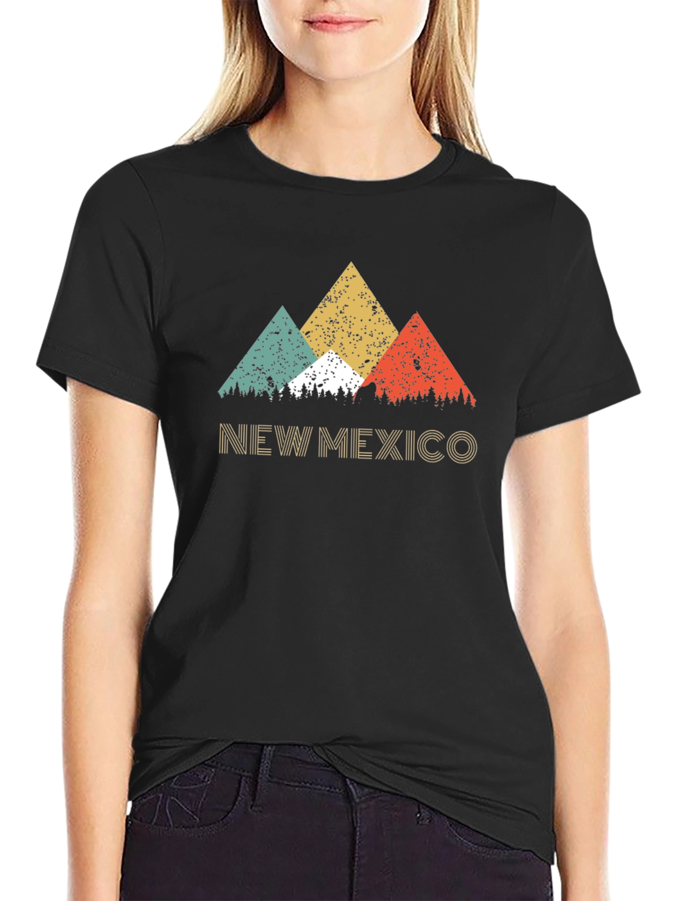Retro New Mexico Mountain Graphic Tee