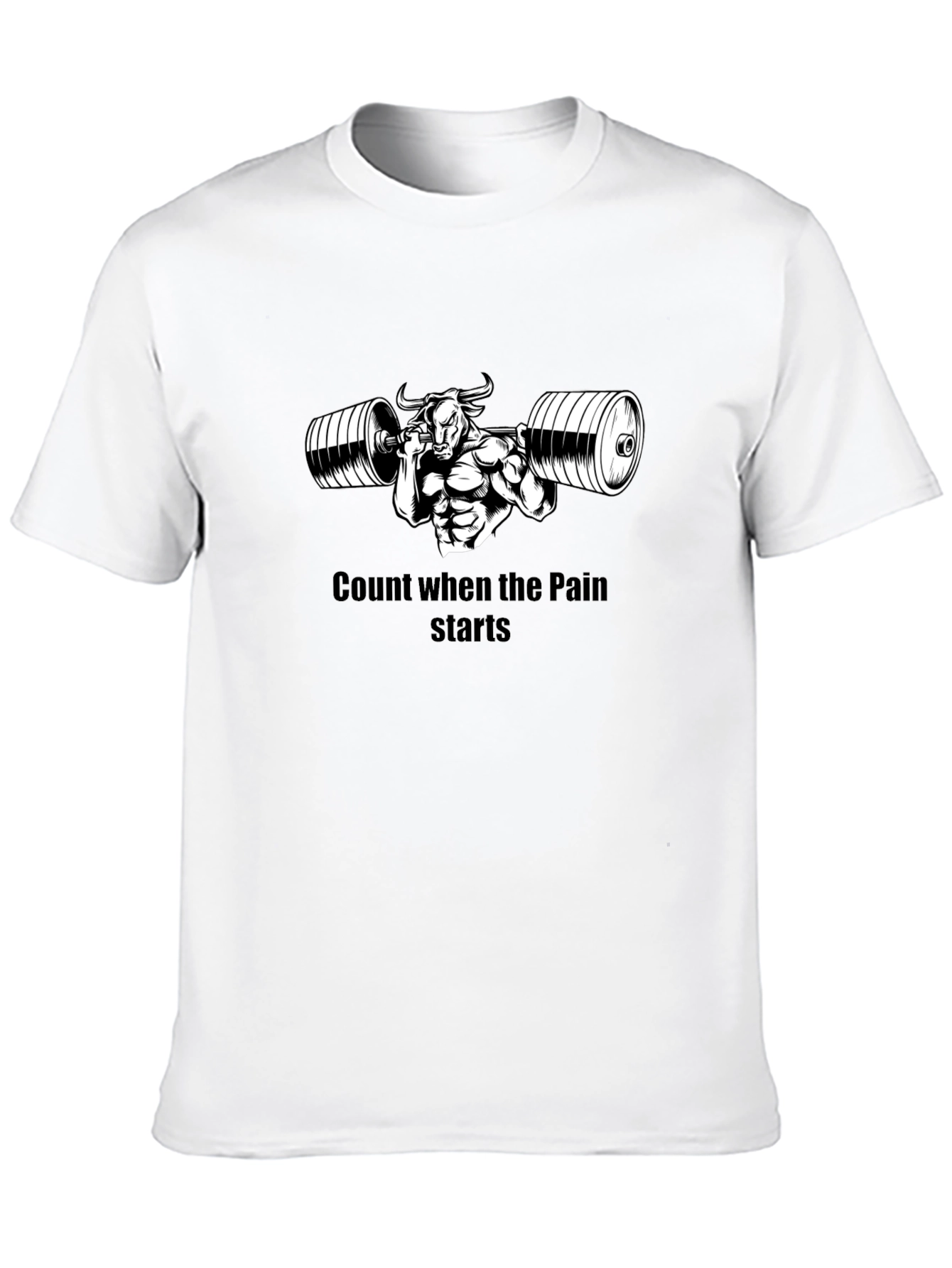 Count the Pain T-Shirt - Gym & Fitness Motivation