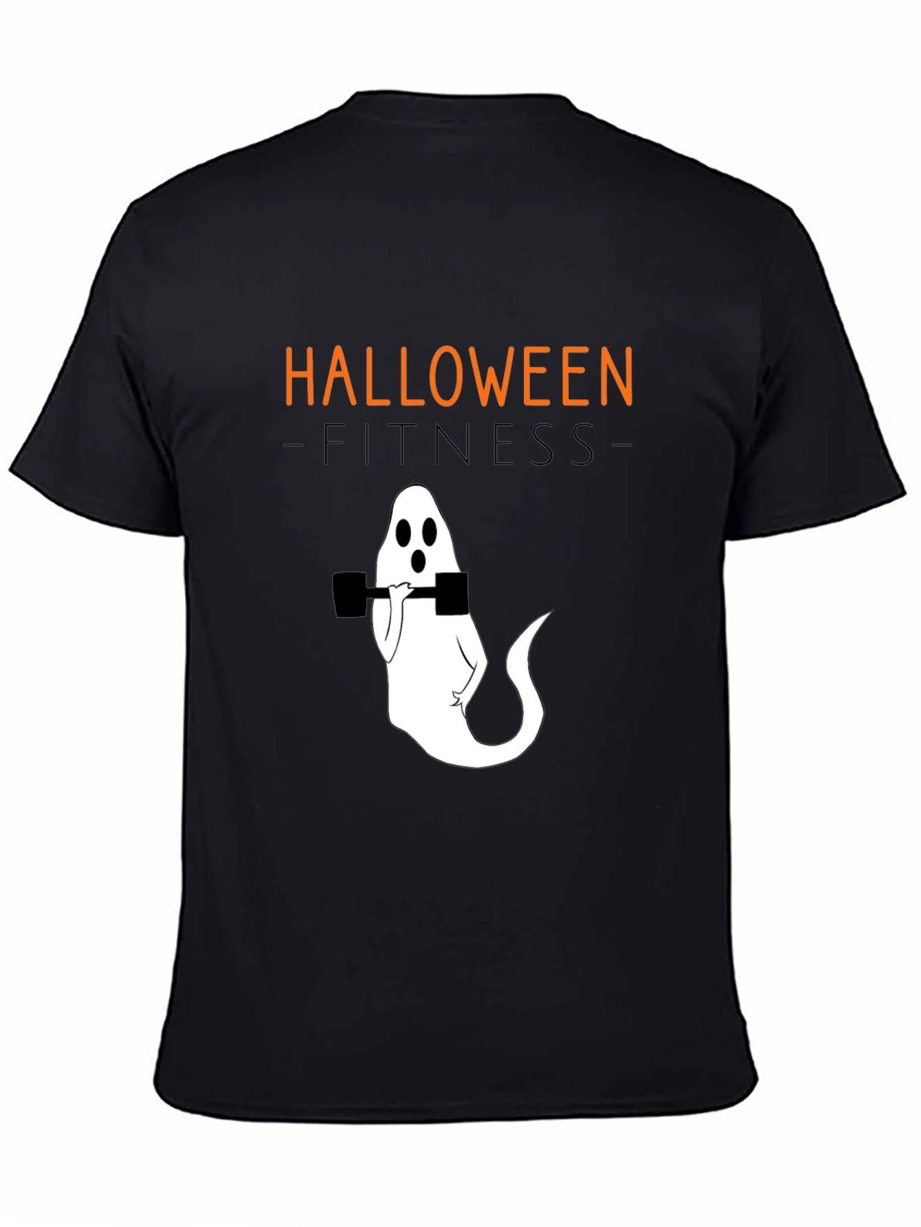 Halloween Fitness Ghost T-Shirt - Workout Tee