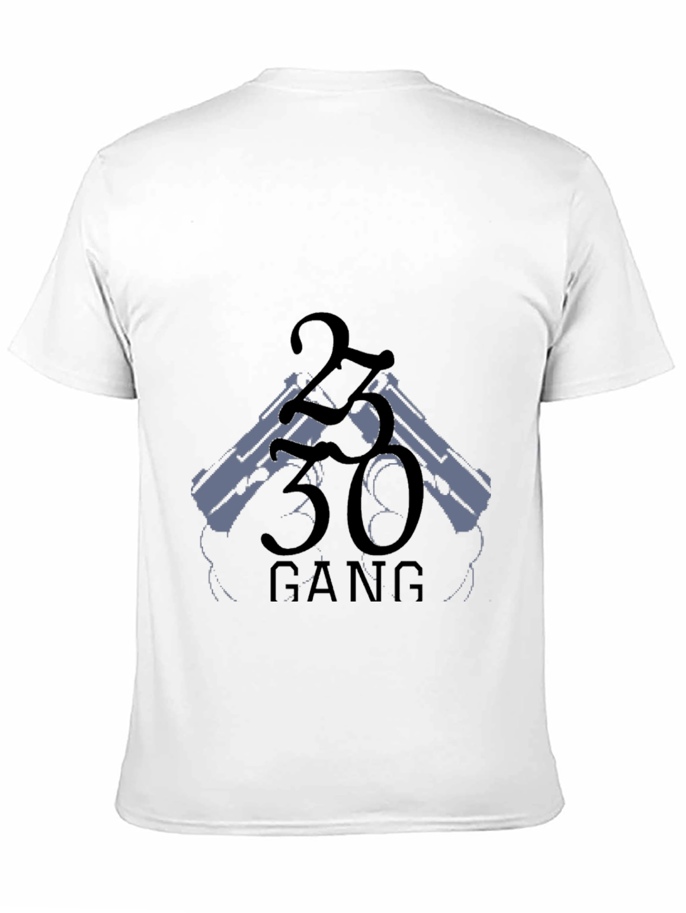 2330 Gang Graphic Black Tee Shirt