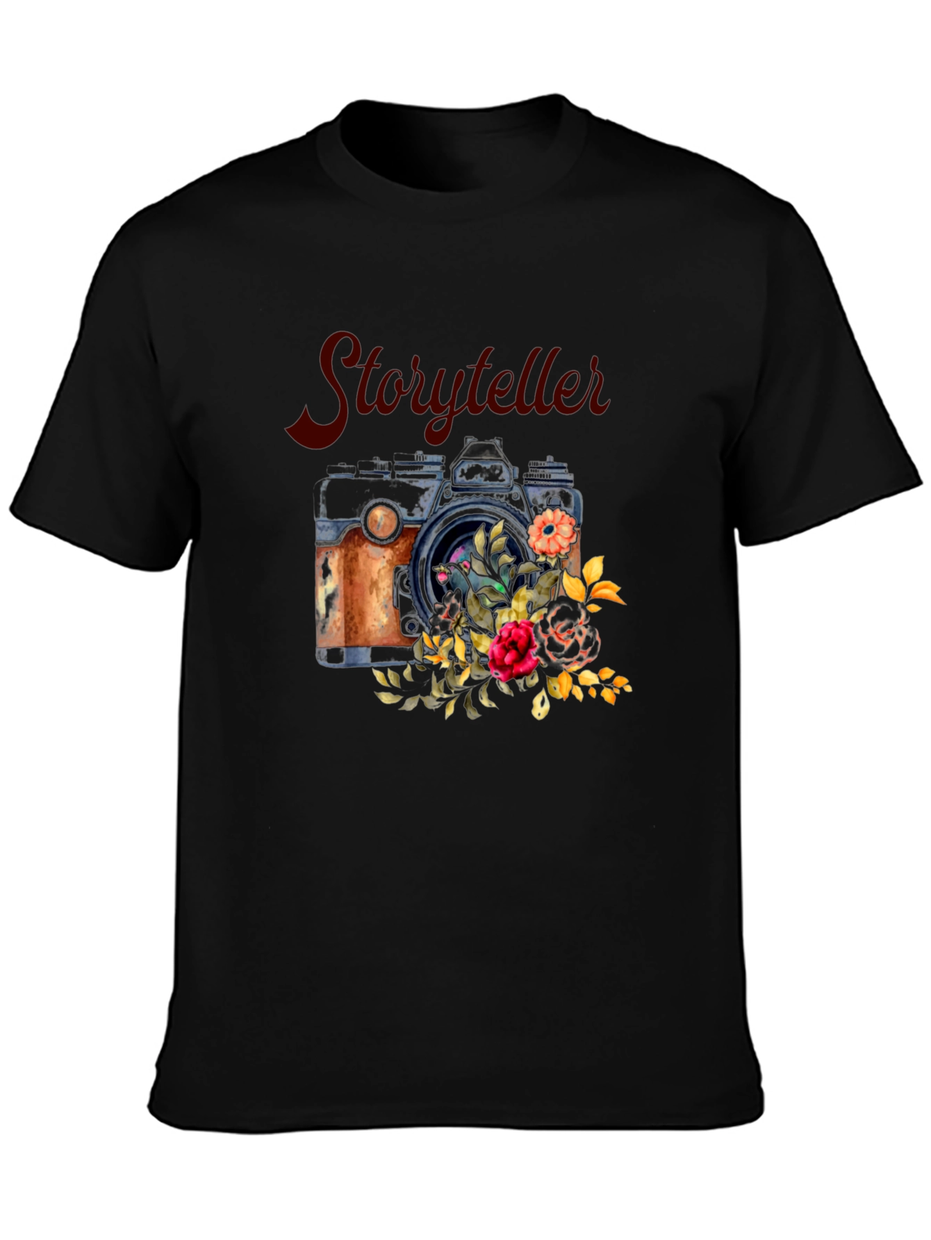 Storyteller Camera Floral T-Shirt