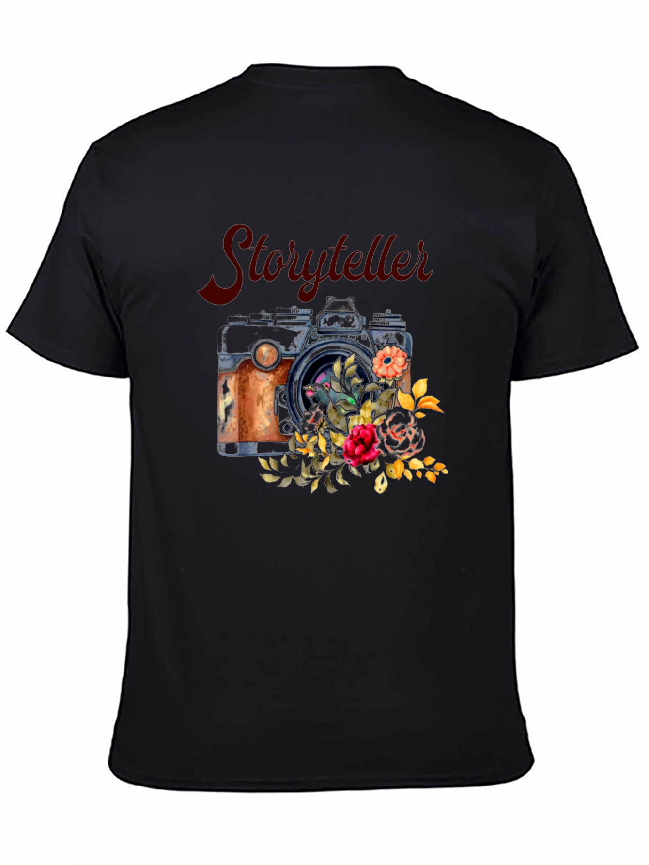 Storyteller Camera Floral T-Shirt
