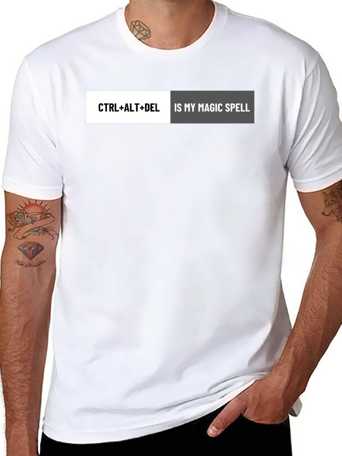 Ctrl+Alt+Del Magic Spell T-Shirt - Tech Humor