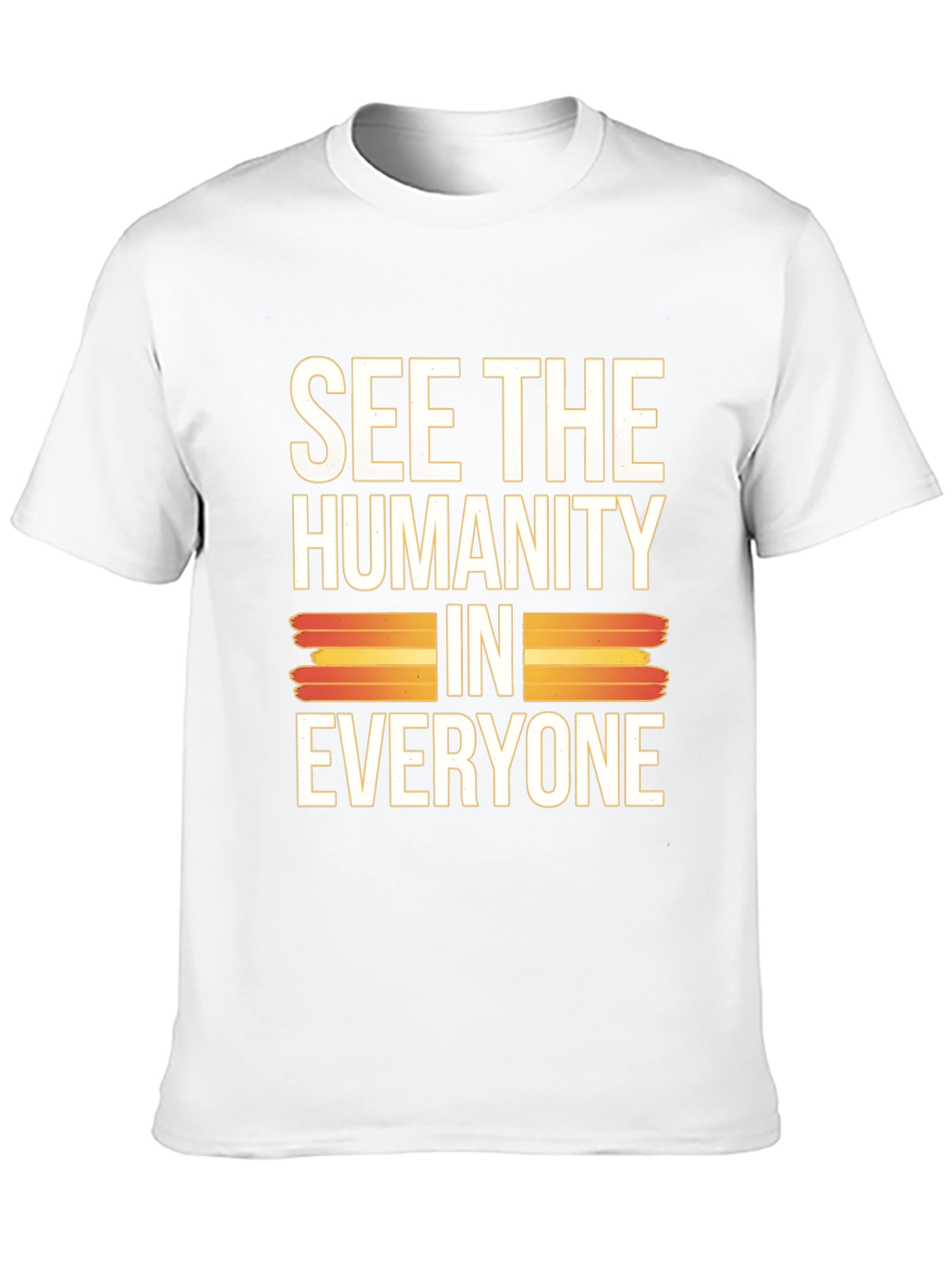 See The Humanity In Everyone Black Graphic Tee
