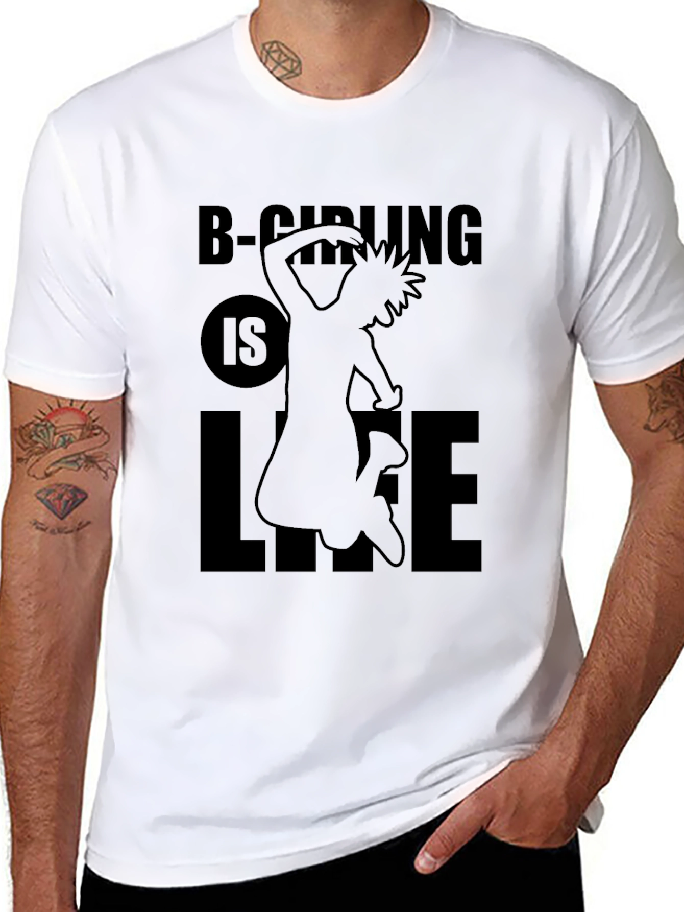 B-Curling Graphic T-Shirt