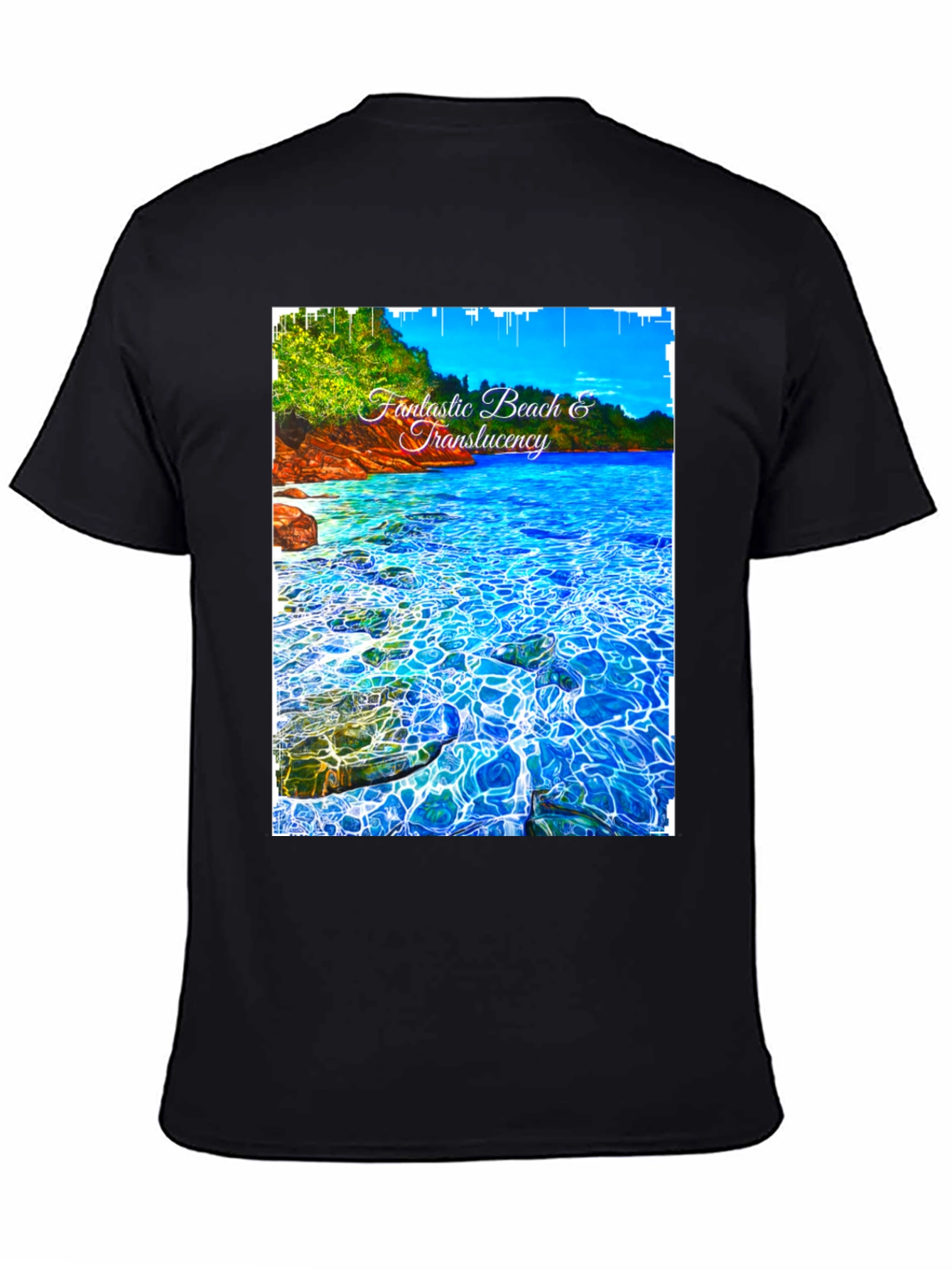 Fantastic Beach Graphic Tee - Black