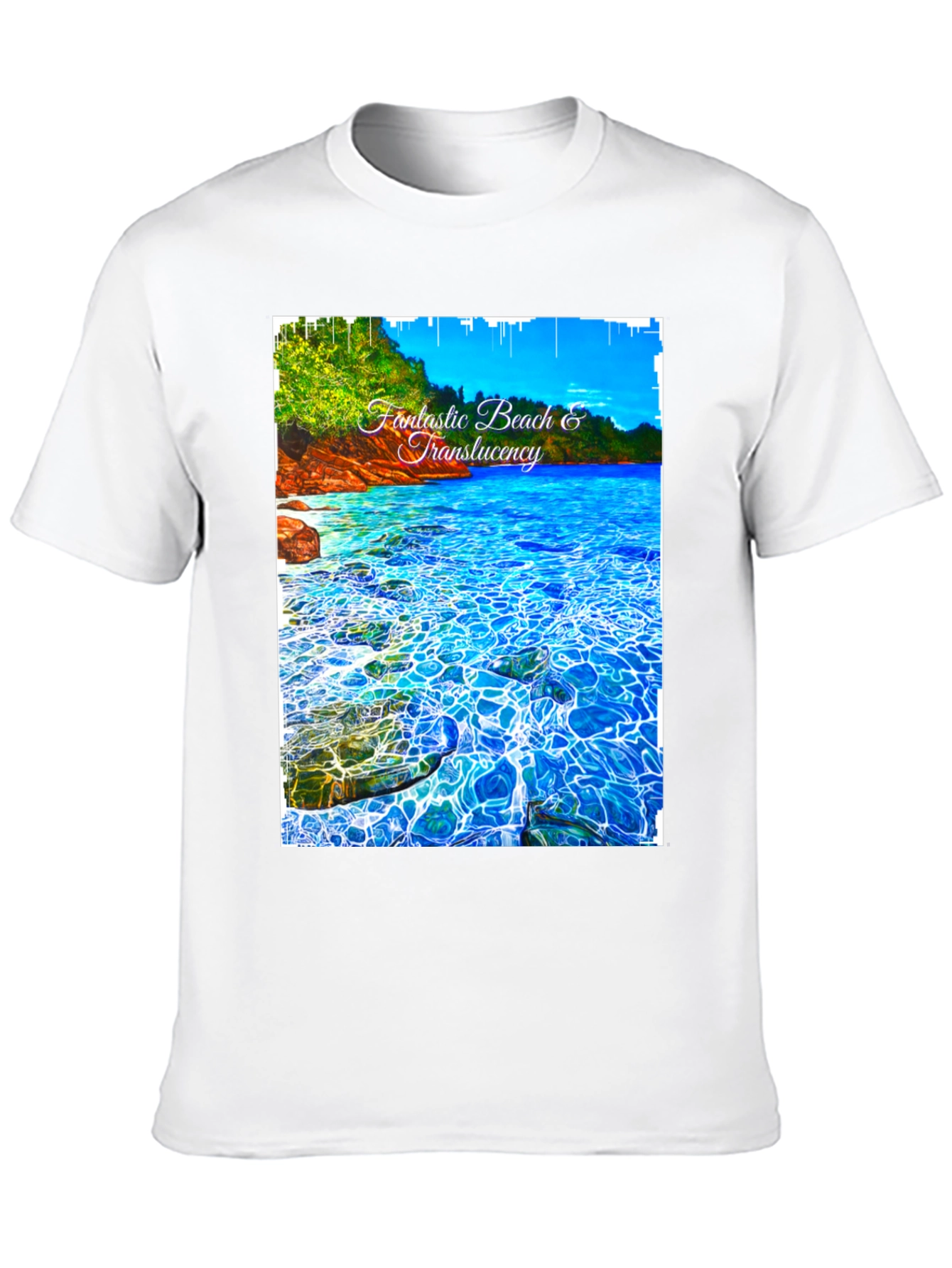 Fantastic Beach Graphic Tee - Black