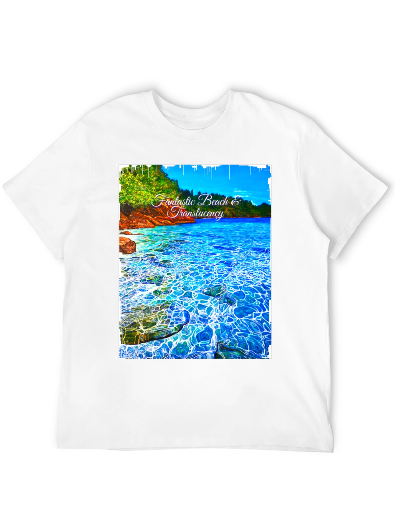Fantastic Beach Graphic Tee - Black