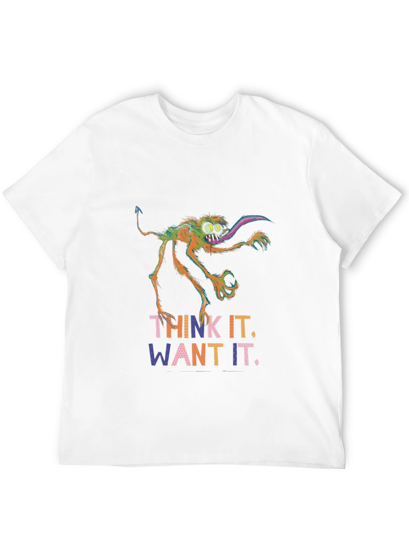 Think It Want It Monster Graphic Tee