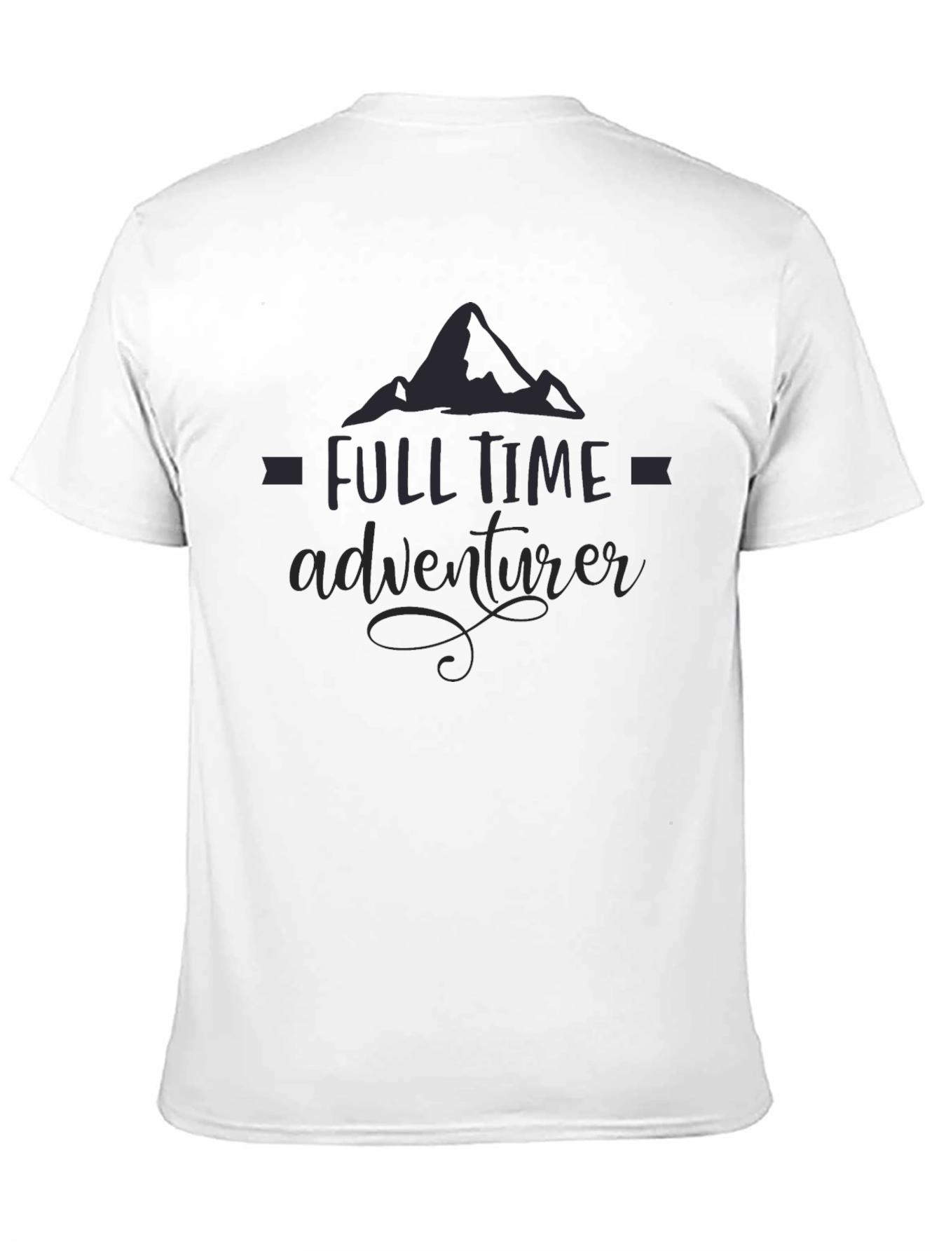 Full Time Adventurer Black Graphic Tee