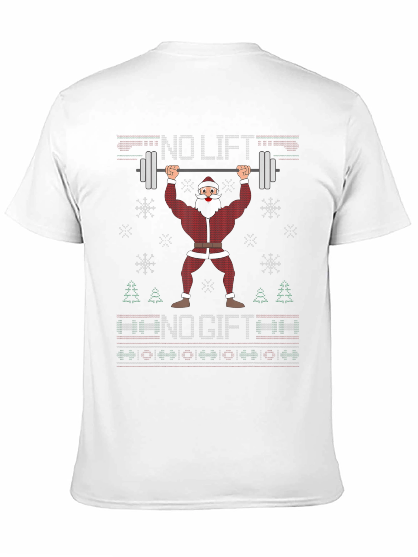 No Lift No Gift Santa Christmas T-Shirt