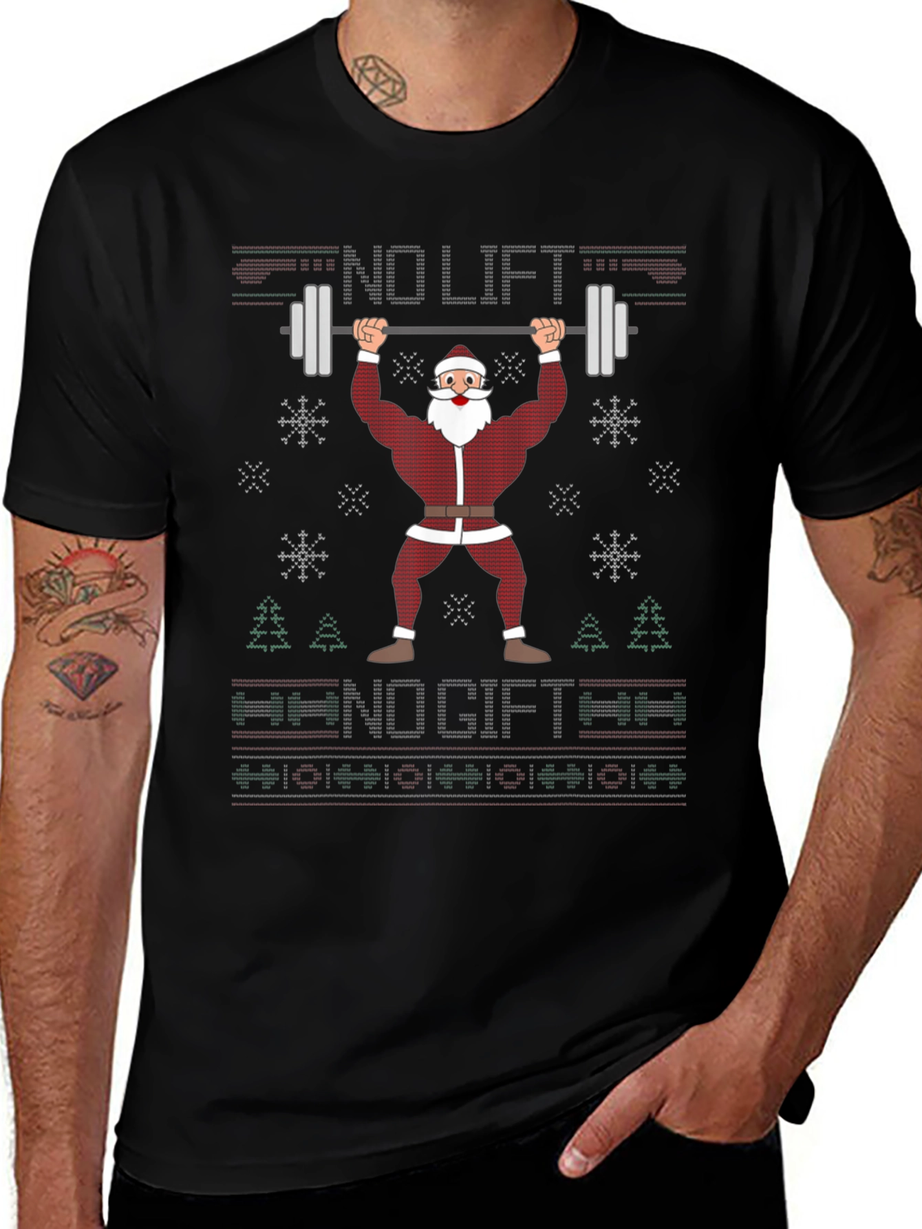 No Lift No Gift Santa Christmas T-Shirt