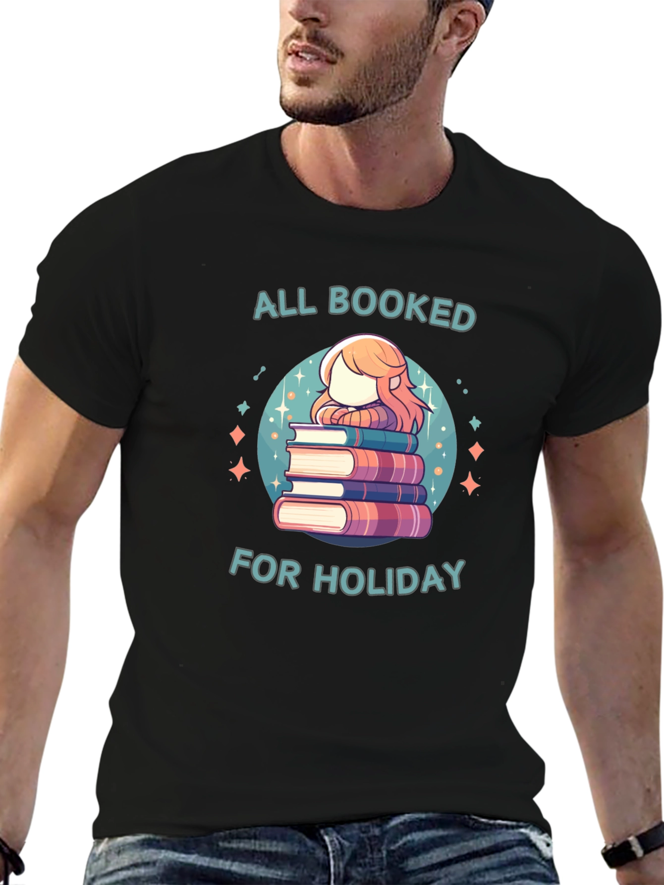 Book Lover Holiday T-Shirt