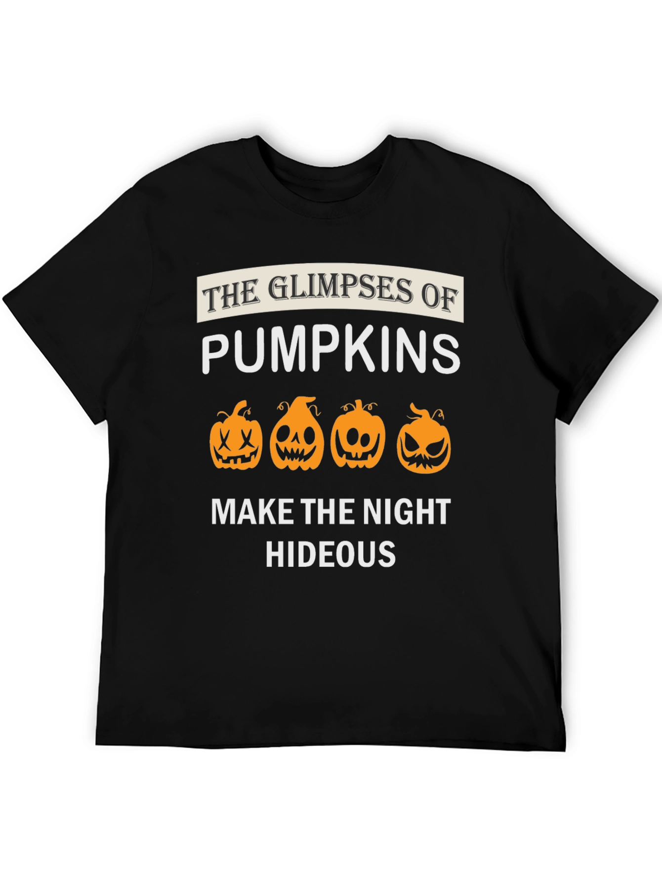Glimpses of Pumpkins Halloween T-Shirt