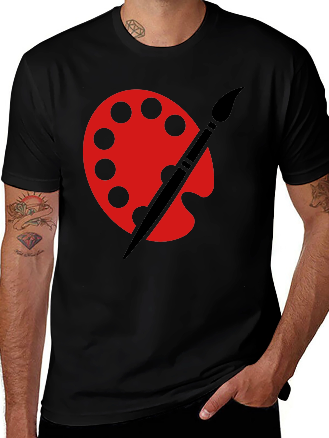 Artist Palette Graphic Tee - Painters Style