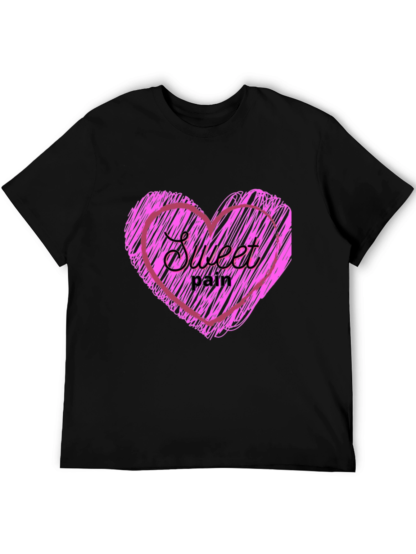Sweet Pain Heart Graphic T-Shirt
