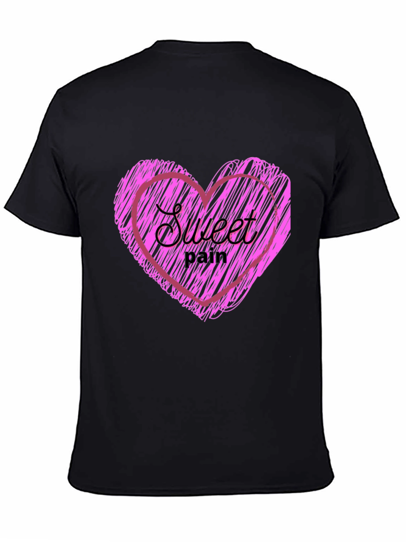 Sweet Pain Heart Graphic T-Shirt