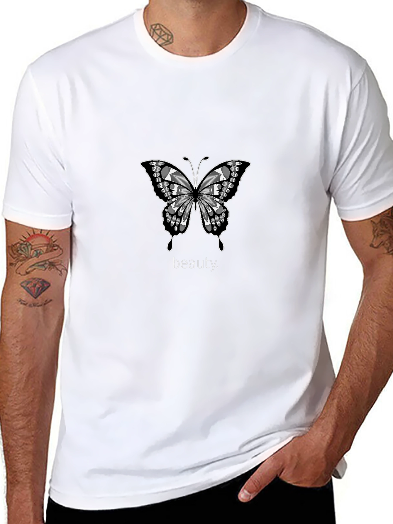 Butterfly Beauty Graphic Tee - Stylish & Comfortable