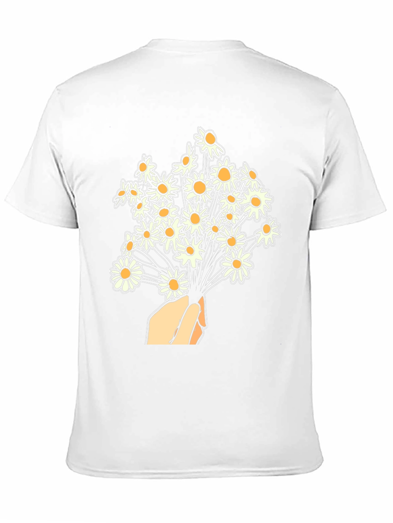 Daisy Bouquet Graphic T-Shirt - Floral Design Tee