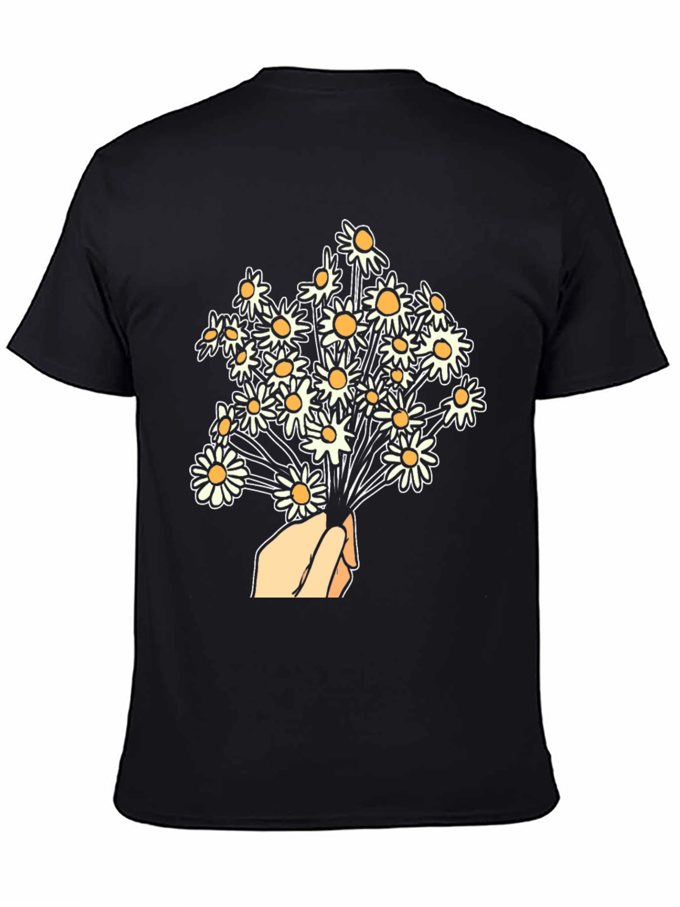 Daisy Bouquet Graphic T-Shirt - Floral Design Tee