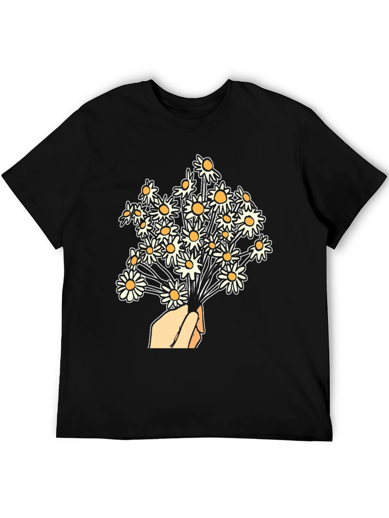 Daisy Bouquet Graphic T-Shirt - Floral Design Tee