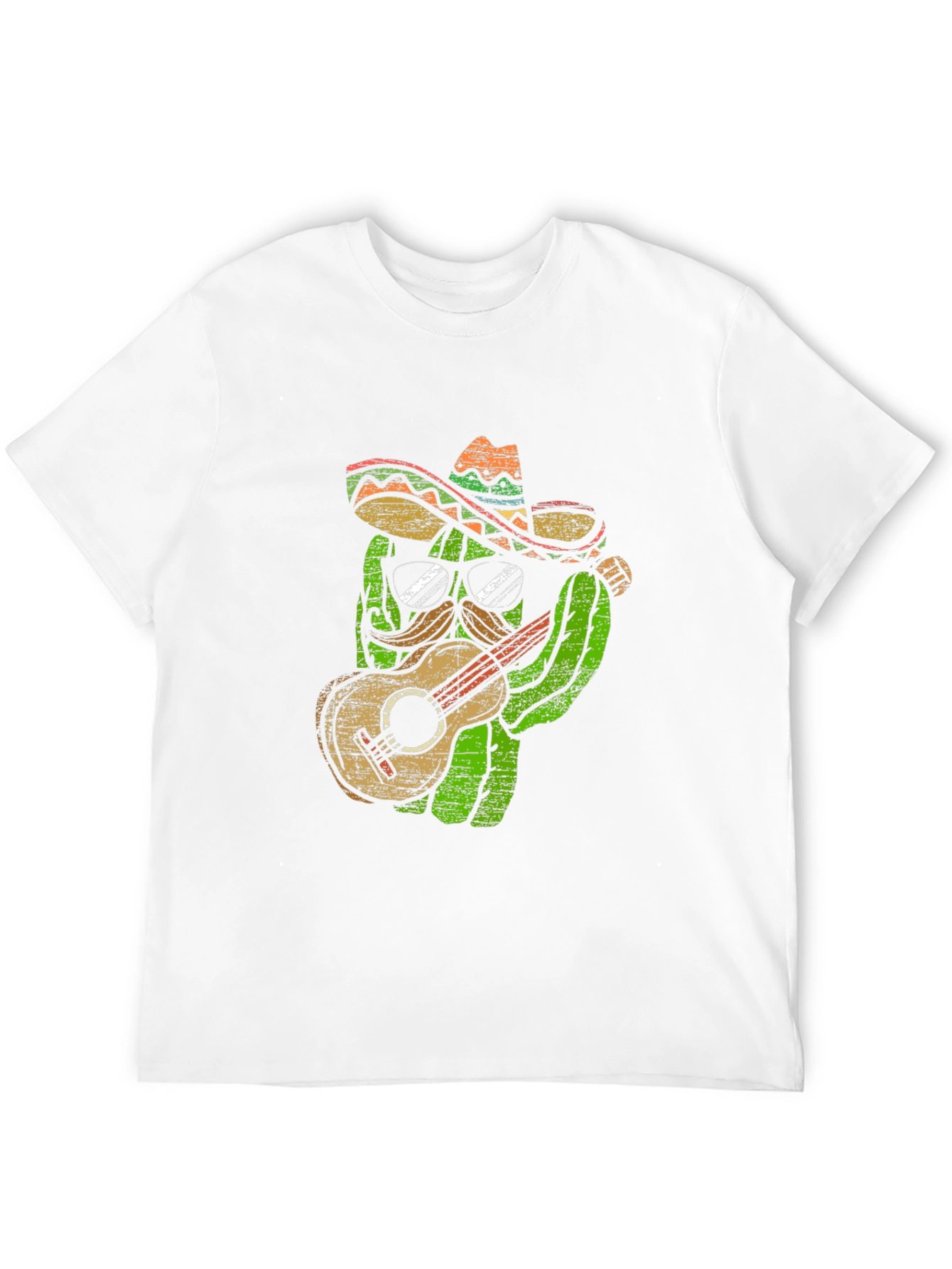 Cactus Mariachi Graphic T-Shirt