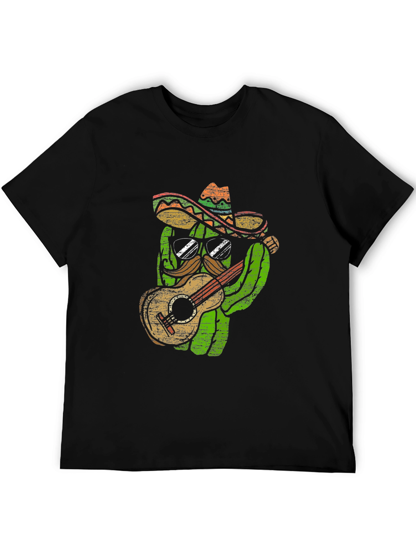Cactus Mariachi Graphic T-Shirt