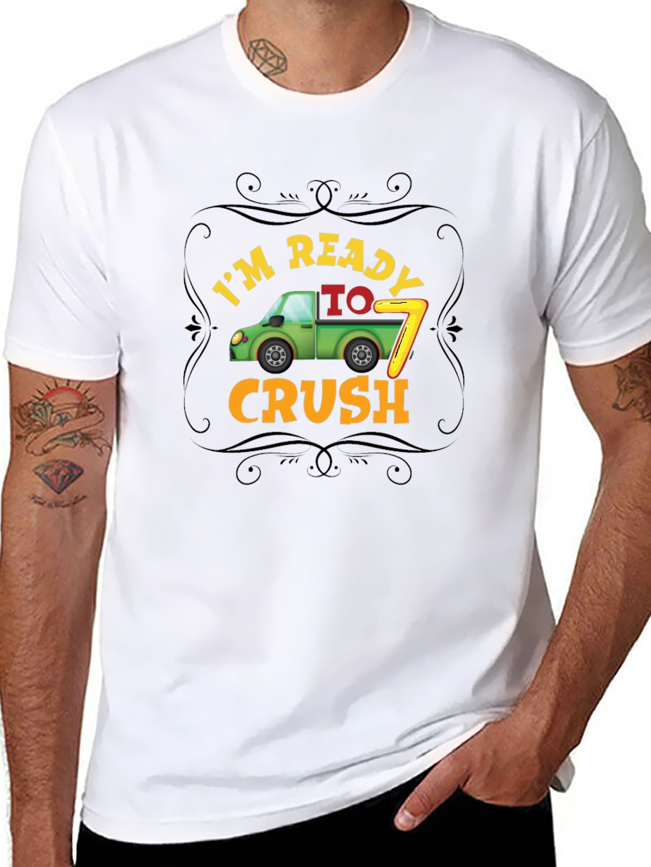 Im Ready to Crush 7th Birthday T-Shirt