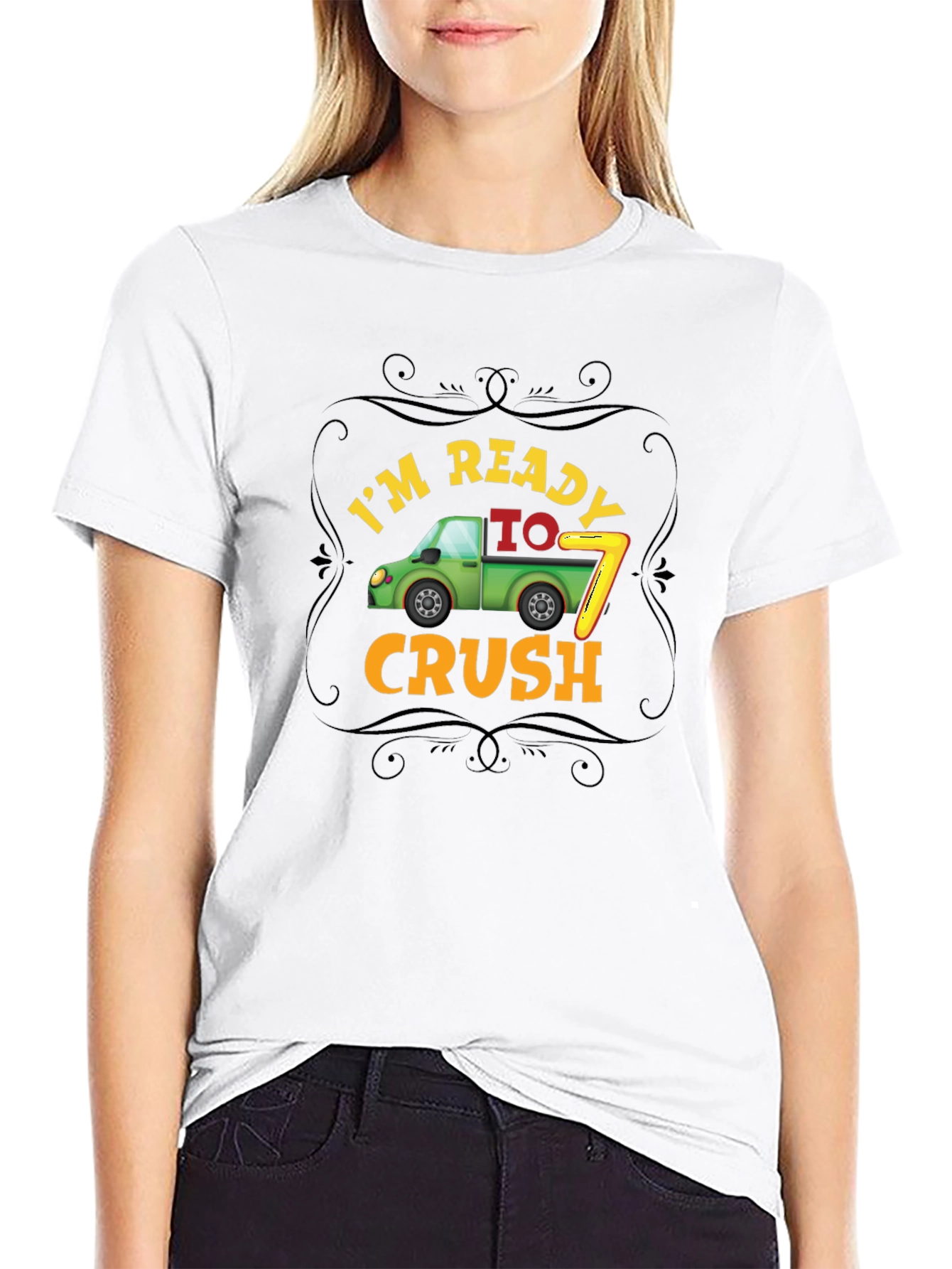 Im Ready to Crush 7th Birthday T-Shirt