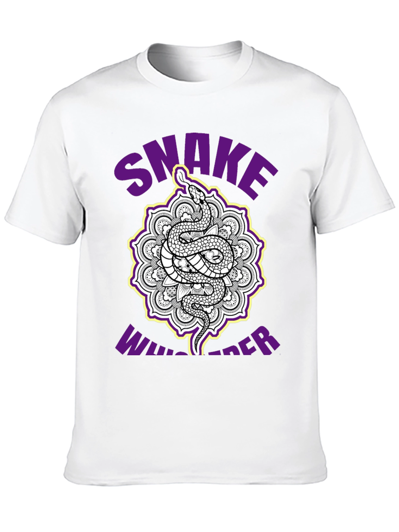 Snake Whisperer Graphic Tee - Unique Mandala Design