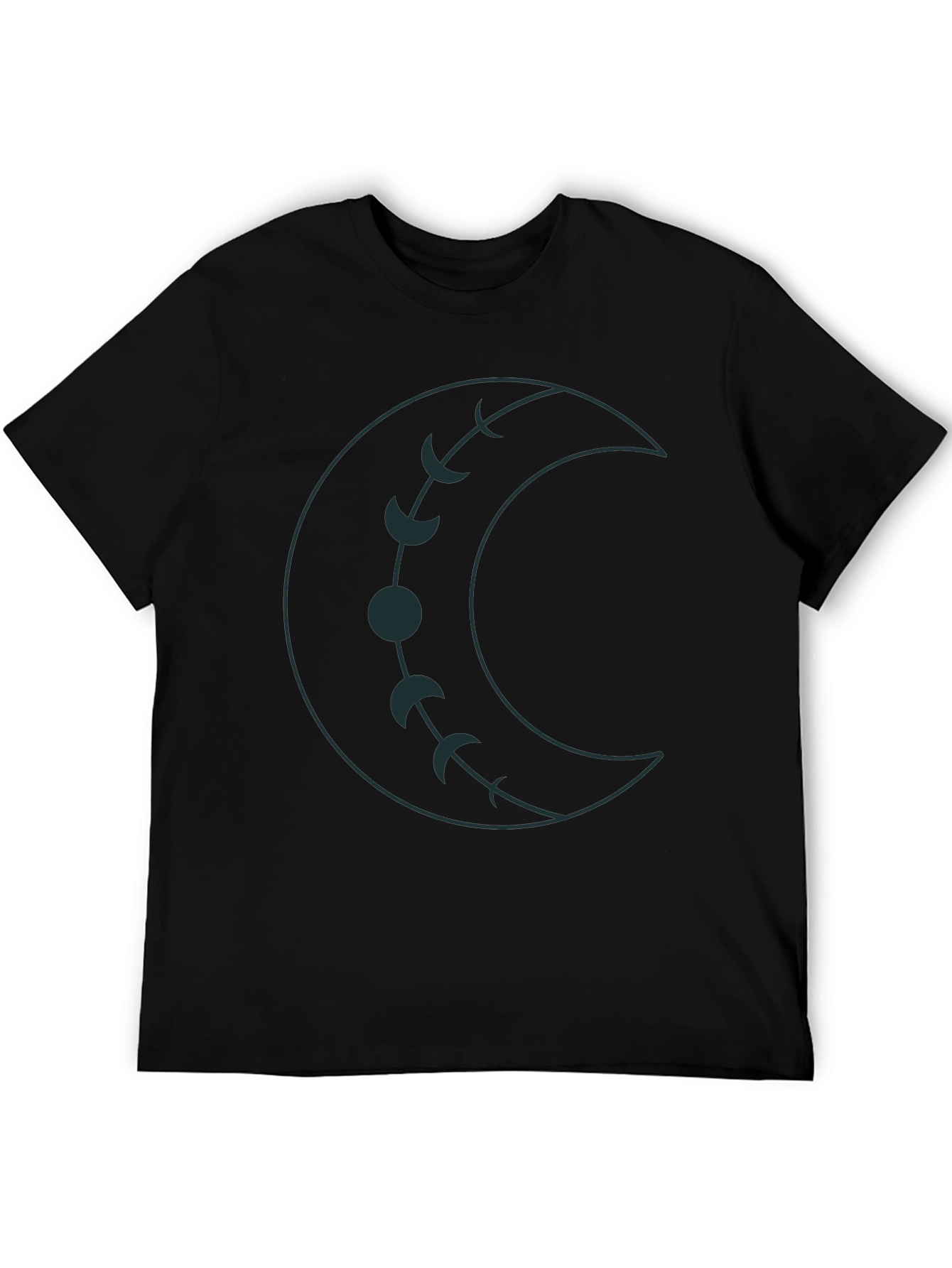 Crescent Moon Phases Graphic Tee - Unisex