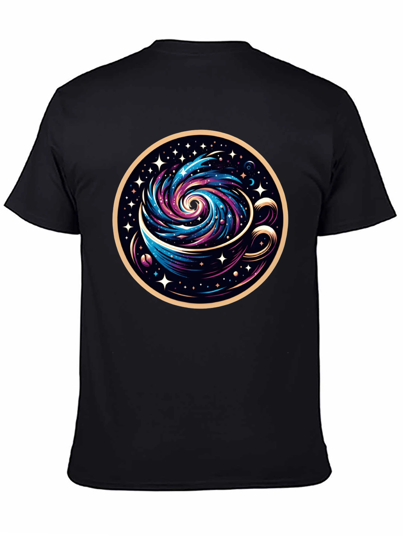 Galaxy Coffee Tee - Cosmic Brew Graphic T-Shirt