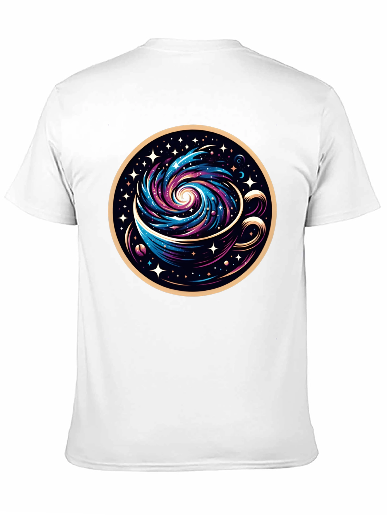 Galaxy Coffee Tee - Cosmic Brew Graphic T-Shirt