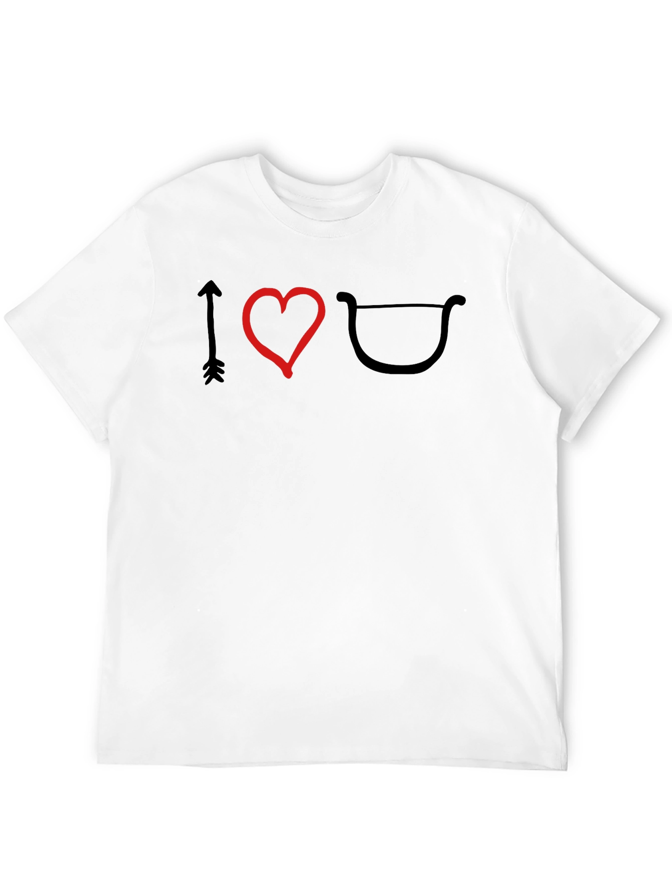 I Heart Archery T-Shirt - Black