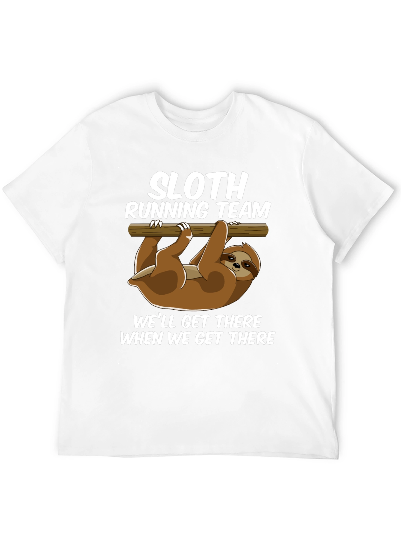 Sloth Running Team Funny T-Shirt