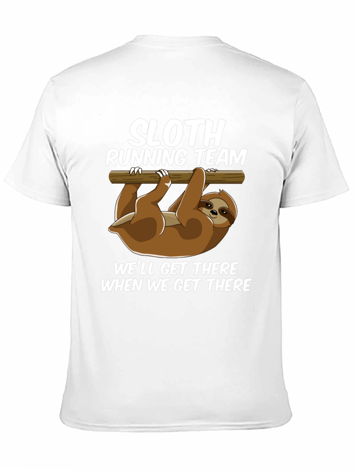 Sloth Running Team Funny T-Shirt