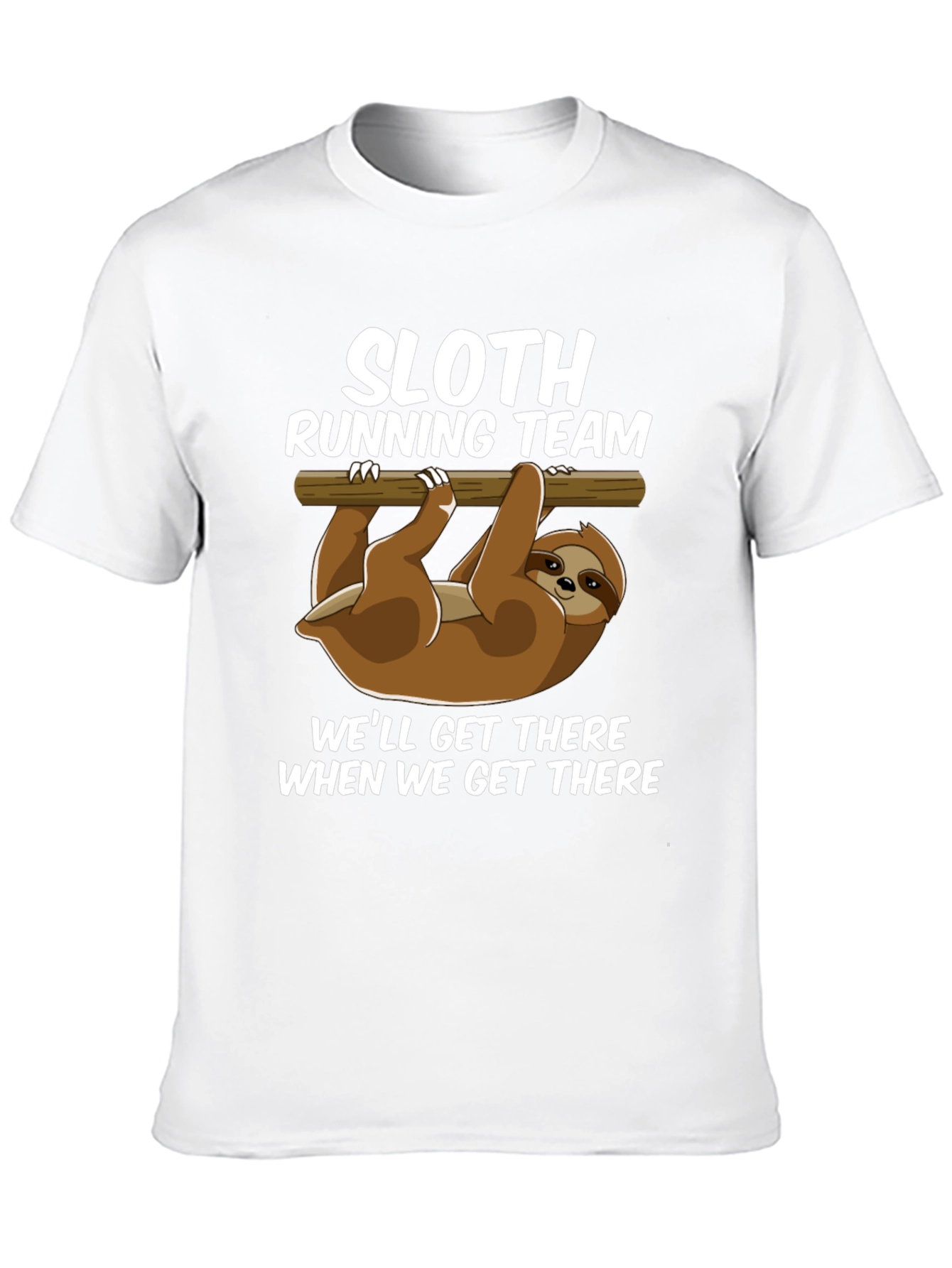 Sloth Running Team Funny T-Shirt