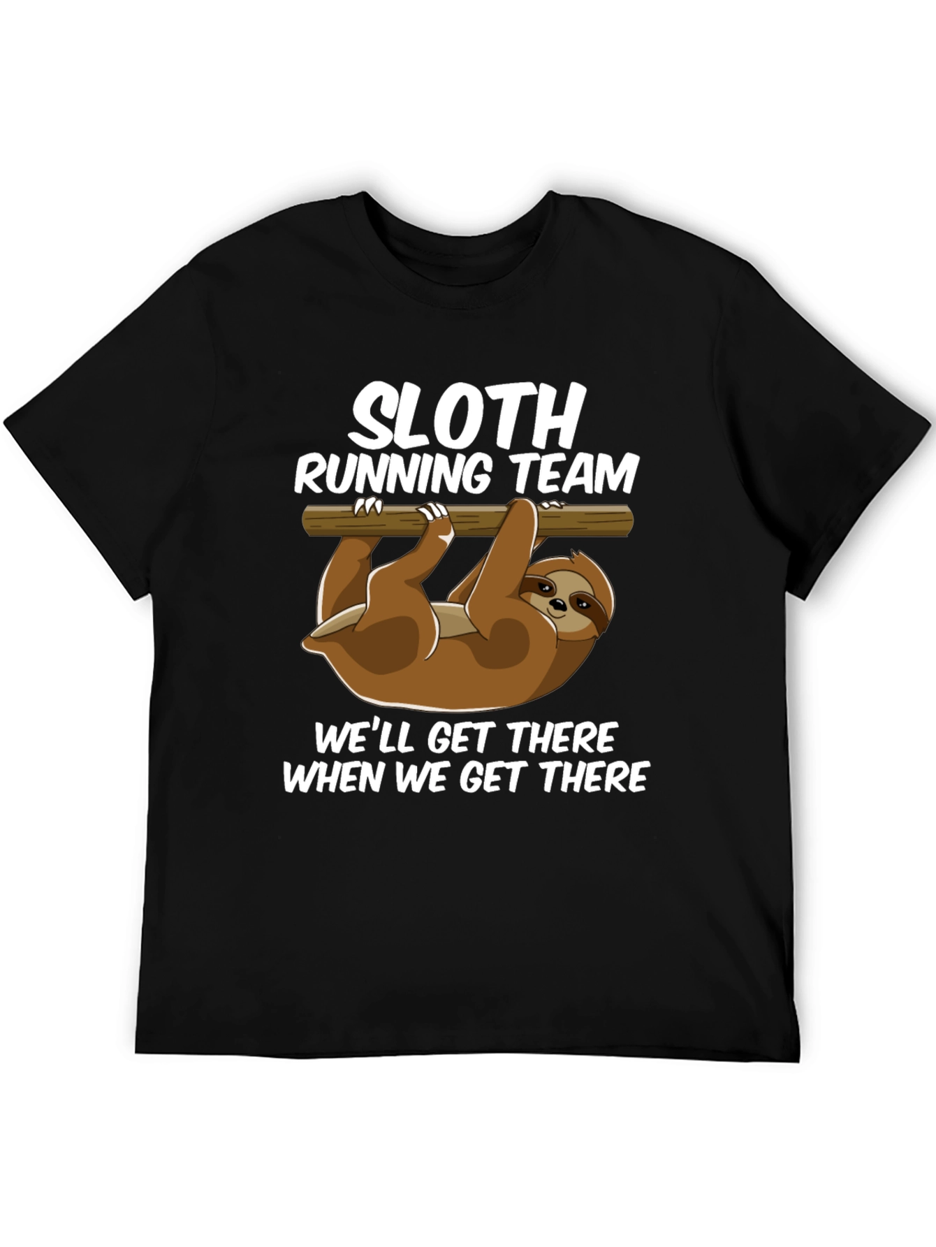 Sloth Running Team Funny T-Shirt