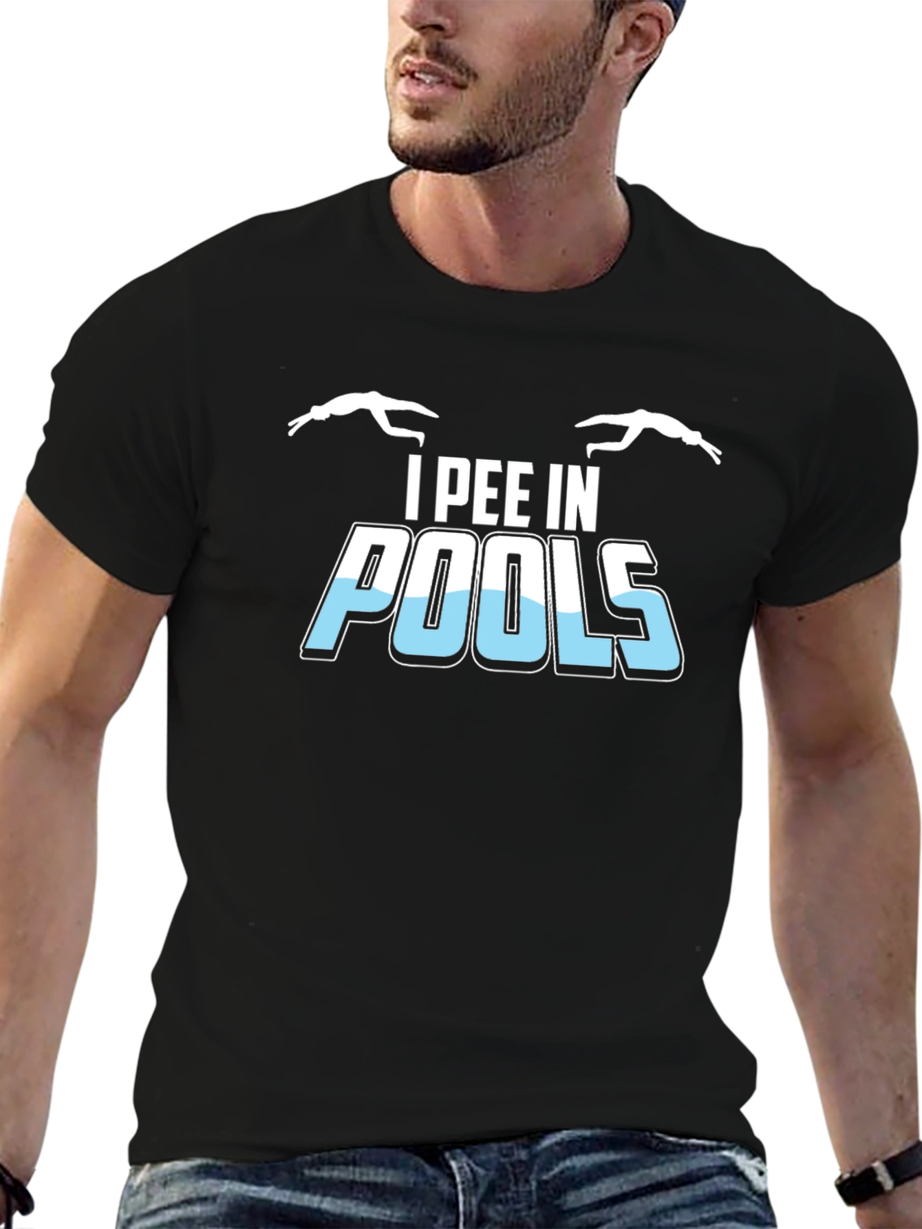 I Pee In Pools Graphic Tee