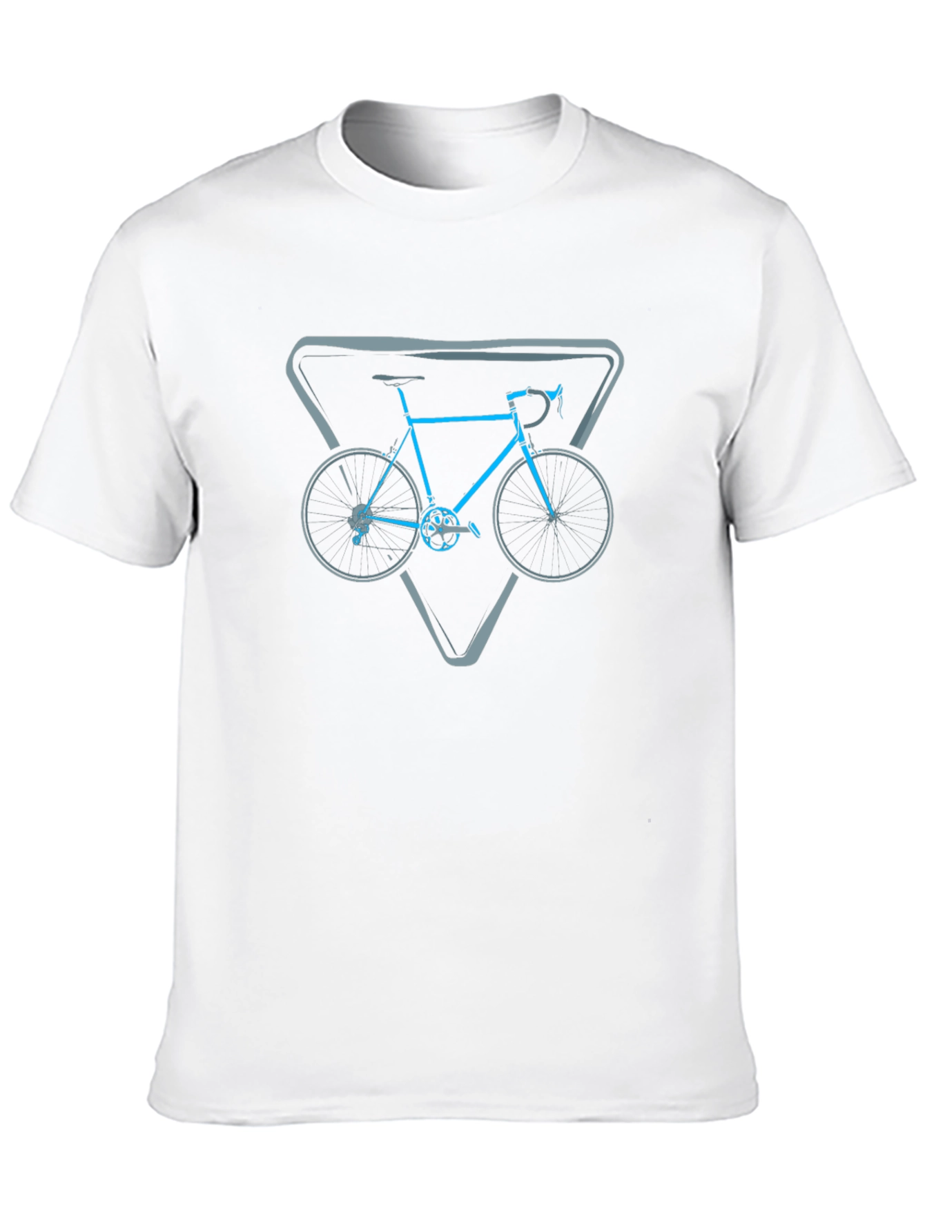 Cycle T-Shirt: Geometric Bike Design